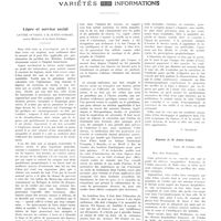 0097 - Page 93 - Chroniques, variétés et informations. Lèpre et service social. Lettre ouverte à M. Justin Godart...