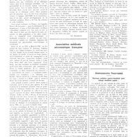 0098 - Page 94 - Chroniques, variétés et informations. César Roux (1857-1934) [Nécrologie] [Ch. Lenormant] / Association médicale aéronautique française / Instruments nouveaux. Nouveau cathéter gastro-duodénal pour tubage duodénal rapide