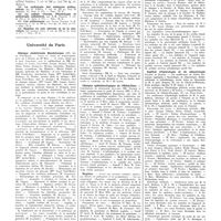 0122 - Page 118 - Chroniques, variétés et informations. Livres reçus / Université de Paris. Clinique obstétricale Baudelocque / Clinique ophtalmologique de l'Hôtel-Dieu / Hygiène / Hydrologie et climatologie thérapeutiques / Institut d'hydrologie et de climatologie