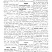 0123 - Page 119 - Chroniques, variétés et informations. Université de Paris. Institut d'hydrologie et de climatologie / Amphithéâtre d'anatomie / Travaux pratiques de médecine opératoire spéciale / Hôpitaux et hospices. Hospice national des Quinze-Vingts / Hôpital et dispensaire français de Londres / Concours. Asile public d'aliénés de Toulouse / Hôpital Saint-Michel / Médecins inspecteurs d'hygiène / Nouvelles. Distinctions honorifiques / Célébration du vingt-cinquième anniversaire de la société des chirurgiens de Paris / Conférence par le prof. Mario Donati / Cours d'oto-rhino-laryngologie aux États-Unis