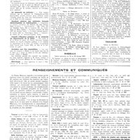 0124 - Page 120 - Chroniques, variétés et informations. Nouvelles. Inauguration de l'Hôtel de l'association générale des étudiants de Montpellier / On demande un médecin / Syndicat général des médecins français électrologistes et radiologistes / Conseil d'hygiène publique et de salubrité du département de la Seine / Croisière aux îles ensoleillées / Nécrologie / Actes des facultés. Paris / Bordeaux / Marseille / Toulouse / Renseignements et communiqués