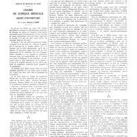 0125 - Page 121 - Travaux originaux. Faculté de médecine de Paris. Chaire de clinique médicale leçon d'ouverture. Par le prof. Marcel Labbé