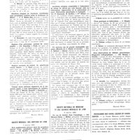 0134 - Page 130 - Sociétés de province. Société de chirurgie de Lyon. 10 janvier 1935 / Société médicale des hôpitaux de Lyon. 8 janvier 1935 / Société nationale de médecine et des sciences médicales de Lyon. 9 janvier 1935
