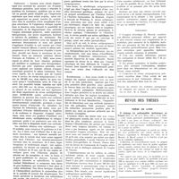 0189 - Page 185 - Travaux originaux. L'angine nécrotique primitive. Par MM. A. Stroé et D. Hortopan / Revue des thèses. Thèse de Lyon. P. Lafarge. La poliomyélite épidémique en France (Bosc fr., M. et L. Riou, édit.), Lyon 1934 [Robert Clément]
