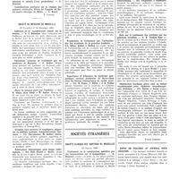 0194 - Page 190 - Sociétés de province. Société de médecine de Bas-Rhin. 24 novembre 1934 / Société de médecine de Marseille. 28 novembre et 12 décembre 1934 / Sociétés étrangères. Société clinique des hôpitaux de Bruxelles. 12 janvier 1935