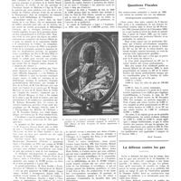 0200 - Page 196 - Chroniques, variétés et informations. La deuxième centenaire de l'Académie nationale espagnole de médecine / Questions fiscales. Des modifications apportées à partir de 1935 aux droits de patente dus par les médecins (Renseignements complémentaires) / La défense contre le gaz