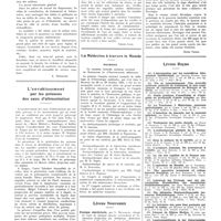0218 - Page 214 - Chroniques, variétés et informations. Le nouveau centre antiblennorragique de la L.P.S / L'envahissement par les poissons des eaux d'alimentation / La médecine à travers le monde. Roumanie / Livres nouveaux. Pratique obstétricale, par L. Devraigne... (Masson et Compagnie, édit.)... [Henri Vignes] / Livres reçus