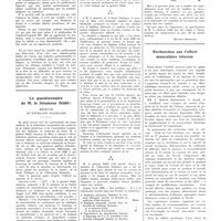 0239 - Page 235 - Chroniques, variétés et informations. Le contrôle des médicaments aux États-Unis / Le questionnaire de M. le Sénateur Stühl : médecins et étudiants allemands / Recherches sur l'effort musculaire intense