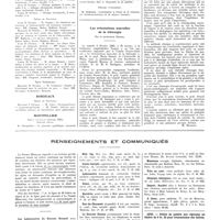0244 - Page 240 - Chroniques, variétés et informations. Actes de la Facultés. Paris / Bordeaux / Montpellier / Les orientations nouvelles de la Chirurgie. Par le professeur Donati [M. Martiny] / Renseignements et communiqués
