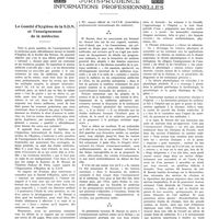 0267 - Page 263 - Médecine sociale, jurisprudence, et informations professionnelles. Le comité d'hygiène de la S.D.N. et l'enseignement de la médecine