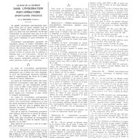 0285 - Page 281 - Travaux originaux. Le rôle de la phlébite dans l'éviscération post-opératoire spontanée précoce. Par J. Ducuing...