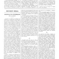0306 - Page 302 - Travaux originaux. La résection du nerf sous-clavier. Par Olivier Monod... / Mouvement médical. Encéphalites épidémiques (Unité ou pluralité ?)