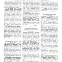 0313 - Page 309 - Sociétés de province. Société de chirurgie de Lyon. 31 janvier 1935 / Société médicale des hôpitaux de Lyon. 29 janvier 1935 / Société nationale de médecine et des sciences médicales de Lyon. 30 janvier 1935 / Société de médecine du Bas-Rhin. 26 janvier 1935