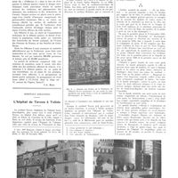 0319 - Page 315 - Chroniques, variétés et informations. Contre le danger aéro-chimique. L'association centrale des officiers de réserve Z. [J.-A. Huet] / Hôpitaux espagnols. L'hôpital de Tavera à Tolède