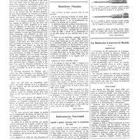 0320 - Page 316 - Chroniques, variétés et informations. Hôpitaux espagnols. L'hôpital de Tavera à Tolède [Fernan Perez] / Questions fiscales / Instruments nouveaux. Aiguille à pointe rentrante pour la transfusion du sang [Ovide Bergenstein] / La médecine à travers le monde. Argentine / Etats-Unis