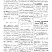 0333 - Page 329 - Sociétés de Paris. Société médicale des hôpitaux. 22 février 1935 / Société de médecine de Paris. 8 février 1935 / Sociétés de province. Société de chirurgie de Lyon. 7 février 1935 / Société médicale des hôpitaux de Lyon. 5 février 1935