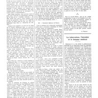 0358 - Page 354 - Chroniques, variétés et informations. Balzac et la médecine / La tuberculose, l'hérédité et le langage médical
