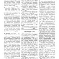 0362 - Page 358 - Chroniques, variétés et informations. Livres Nouveaux. Les ostéoarthrites tuberculoses du membre supérieur, par Bouquier et Martin... (Legrand, édit.), Paris, 1935... [J. Sénèque] / Memento pratique d'assistance, par Gouachon..., et Mouret... (Librairie Noirclerc et Fénétrier...), Lyon 1935... [Martiny] / Les mains de fer, par L. Demelin... (Vigot frères, édit.), Paris, 1935... [Henri Vignes] / Le premier développement de l'enfant (Das erste Erleben des Kindes), par Fritz Stirniman de Lucerne (Hueber und Co, Frauenfeld und Leipzig) [G. Heuyer] / Université de Paris. Chaire de thérapeutique / Notions nouvelles en pédiatrie / Clinique ophtalmologique de l'Hôtel-Dieu / Clinique thérapeutique médicale (Pitié)