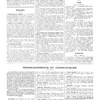 0364 - Page 360 - Chroniques, variétés et informations. Concours. Michel des «Archives Hospitalières» / Nouvelles. Conférence sur l'Albanie / Bourses de la fondation «Lady Tata» / Le Caducée Limousin / Le VIIIe Congrès des éducateurs d'enfants arriérés / IIe Croisière des professions libérales françaises / Voyage en Albanie / Corps de santé des troupes coloniales / Actes des facultés. Paris / Bordeaux / Renseignements et communiqués