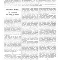 0434 - Page 430 - Travaux originaux. La contention des fractures diaphysaires obliques ou comminutives. Par J. Gosset / Mouvement Médical. Les accidents des bains de soleil