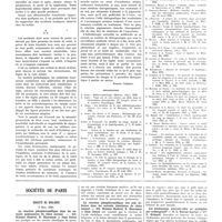 0437 - Page 433 - Mouvement Médical. Les accidents des bains de soleil [Robert Clément] / Bibliographie / Sociétés de Paris. Société de biologie. 9 mars 1935