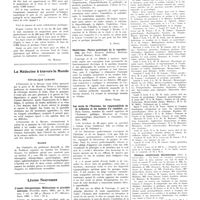 0449 - Page 445 - Chroniques, variétés et informations. Intérêts Professionnels / La médecine à travers le monde. République Cubaine / Russie / Livres nouveaux. L'année thérapeutique. Médications et procédés nouveaux (Neuvième année, 1934)... (Masson et Compagnie, éditeurs), Paris, 1935... [L. Rivet] / Obstétrique. Physio-pathologie de la reproduction, par Paul Bouquet (Editions Médicales Norbert Maloine), Paris, 1934 [Henri Vignes] / Les excès de l'Etatisme, les responsabilités de la médecine et les moyens d'y remédier, par Paul Garnal... (Imprimerie A. Coueslant), Cahors, 1935 [P. Desfosses] / Université de Paris. Clinique gynécologique / Clinique obstétricale Baudelocque