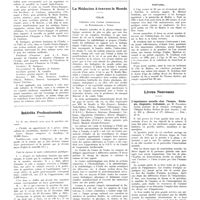 0466 - Page 462 - Chroniques, variétés et informations. La section médicale du Comité France-Espagne / Intérêts professionnels / La médecine à travers le monde. Italie / Portugal / Livres Nouveaux. L'impuissance sexuelle chez l'homme. Etiologie, diagnostic, traitement, par M. Palazzoli... Préface du prof. Legueu... (Masson et Compagnie, éditeurs)... [G. Wolfromm]