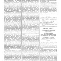 0475 - Page 471 - Travaux originaux. Du diagnostic clinique (intravitral) de l'oblitération du rameau droit de la veine porte. Par le prof. N. Strajesko... / Bibliographie / Arc ou cercle cholestériniques cornées et leurs rapports avec les autres précipitations cholestériniques de l'organisme. Par Madeleine H. Paillard...