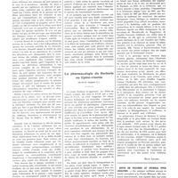 0484 - Page 480 - Petites cliniques de «La presse médicale». N° 322. L'empoisonnement grave par la quinine. Cécité totale consécutive, son traitement. Par N. L. Chaniotis... / La pharmacologie du Berberis ou Epine-vinette (Berberis vulgaris L.)