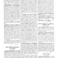 0501 - Page 497 - Sociétés de Paris. Association française pour l'étude du cancer. 18 février 1935 / Société française d'électrothérapie et de radiologie. 26 février 1935 / Société d'hydrologie et de climatologie médicales de Paris. 18 février 1935 / Société de pédiatrie. 19 février 1935