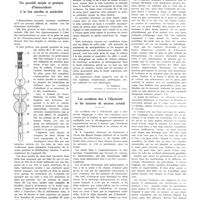 0503 - Page 499 - Notes de médecine pratique. Publiées par les soins de A. Ravina. Un procédé simple et pratique d'hémoculture à la fois aérobie et anaérobie / Les accidents dus à l'électricité et les moyens de secours actuels
