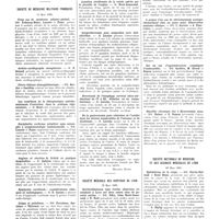 0617 - Page 613 - Sociétés de Paris. Société médicale des hôpitaux. 5 avril 1935 / Société de médecine militaire française. 14 mars 1935 / Sociétés de province. Société de chirurgie de Lyon. 21 mars 1935 / Société médicale des hôpitaux de Lyon. 19 mars 1935 / Société nationale de médecine et des sciences médicales de Lyon. 20 mars 1935