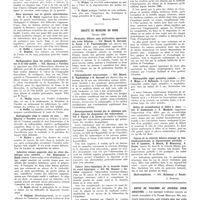 0618 - Page 614 - Sociétés de province. Société nationale de médecine et des sciences médicales de Lyon. 20 mars 1935 / Société de médecine du nord. Février 1935