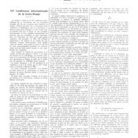 0639 - Page 635 - Chroniques, variétés et informations. XVe Conférence internationale de la Croix-Rouge