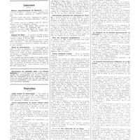 0643 - Page 639 - Chroniques, variétés et informations. Universités de province. Faculté de médecine de Montpellier / Concours. Maison départementale de Nanterre / Hôpital de Bône / Chefs de laboratoires / Nouvelles. Lutte contre la tuberculose / Cours international de haute culture médicale / Association générale des médecins de France / Prix des archives hospitalières / Union médicale Latine / Syndicat des médecins de la Seine / L'association corporative des étudiants en médecine de Paris chez M. Mallarmé / Xe Congrès de la société internationale de chirurgie / Xe Congrès international d'histoire de la médecine
