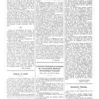 0664 - Page 660 - Chroniques, variétés et informations. Le Dispensaire anti-vénérien de la clinique de l'hôpital Saint-Louis / Cancer et soleil [J. Couturat] / L'activité technique et pratique de l'association médicale aéronautique française (Siège social : Aéro-Club de France) [Robert Charlet] / Questions fiscales