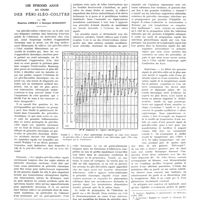 0669 - Page 665 - Travaux originaux. Les épisodes aigus au cours des péri-iléo-colites. Par MM. Maurice Chiray et Georges Rosanoff