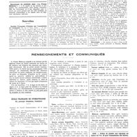 0700 - Page 696 - Chroniques, variétés et informations. Concours. Maison maternelle départementale de Benouville / Nouvelles. Société française d'études sur l'anesthésie et l'analgésie / Tennis club médical de Paris / Xe Congrès international d'histoire de la médecine / Nécrologie / Renseignements et communiqués