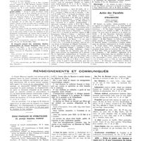 0716 - Page 712 - Chroniques, variétés et informations. Nouvelles. Conseil supérieur de surveillance des eaux destinées à l'alimentation de l'armée / Ligue française contre le cancer / La première «croisière noire» ouverte en grand public / IIe Congrès annuel des médecins électroradiologistes de langue française / Nécrologie / Actes des facultés. Strasbourg / Renseignements et communiqués