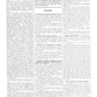 0739 - Page 735 - Chroniques, variétés et informations. Hôpitaux et hospices. Hôpital Tenon / Nouvelles. Association générale des médecins de France / Banquet médical d'action française / Conférence sur «Mussolini et la latinité» / Conférence maritime internationale pour la prophylaxie des maladies vénériennes chez les marins du commerce / XLIIIe Congrès de la société française d'ophtalmologie / IVe Congrès français de gynécologie / Corps de santé militaire / Corps de santé des troupes coloniales