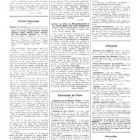 0778 - Page 774 - Chroniques, variétés et informations. Correspondance. Alcool et champ opératoire [Lecercle] / Livres nouveaux. Maladies de l'intestin, par M. R. Bensaude... Cancer du rectum. Lymphosarcome. Tumeurs villeuses. Polype solitaire. Polype rectocolique. Fibro-myomes. Angiomes. Avec la collaboration de MM. J. Charrier, A. Cain, P. Hillemand, A. Lambling, E. Antoine, P. Augier, A. Bensaude, F. Bertillon, A. Dufour, A. Horowitz, A. Poirier... (Masson et compagnie, éditeurs), Paris, 1935... [L. Rivet] / Lehrbuch und Atlas der Röntgendiagnostik in der inneren Medizin und ihren Grenzgebieten (Traité et Atlas du radiodiagnostic médical), par F. M. Groedel... (Lehmann, éditeur), Munich, 1934 [Simone Laborde] / Université de Paris. Conférence de M. Barbosa Vianna / Causerie du prof. Pétroff / Clinique de la tuberculose / Anatomie pathologique / Concours. Médecins des hôpitaux / Stomatologiste des hôpitaux / Electro-radiologistes des hôpitaux / Prosectorat / Adjuvat / Médecin sanitaire maritime / Nouvelles. Banquet du syndicat des médecins de la Seine