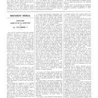 0808 - Page 804 - Travaux originaux. Le traitement des comas barbituriques. Par Ch. Flandin... / Mouvement médical. Quelques aspects de la question de la vitamine C