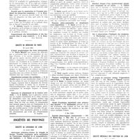 0833 - Page 829 - Sociétés de Paris. Société française d'hématologie. 5 avril 1935 / Société de médecine de Paris. 27 avril 1935 / Sociétés de province. Société de chirurgie de Lyon. 11 avril 1935 / 2 mai 1935 / Société médicale des hôpitaux de Lyon. 30 avril 1935