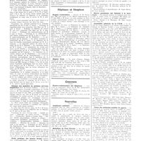 0875 - Page 871 - Chroniques, variétés et informations. Université de Paris. Clinique chirurgicale de la Salpêtrière / Clinique des maladies du système nerveux, Salpêtrière / Ecole pratique des hautes études / Hôpitaux et hospices. Hôpital Lariboisière / Hôpital Foch / Concours. Electro-radiologistes des hôpitaux / Nouvelles. Assistance publique / Médaillon de Paul Ravaut / Spécialiste des hôpitaux maritimes / Oeuvre parisienne des enfants à la montagne / Assemblée générale de la F.E.M / Union des médecins mutilés de guerre