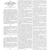 0891 - Page 887 - Petites cliniques de «La presse médicale». N° 330. Un diagnostic difficile d'accès fébriles récidivants : pyélite bloquée. Par M. Roch...