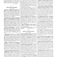 0907 - Page 903 - Sociétés de Paris. Société médicale des hôpitaux. 31 mai 1935 / Société médico-psychologique. 11 avril 1935 / Société d'oto-rhino-laryngologie de Paris. 22 avril 1935 / Société de pathologie exotique. 10 avril 1935