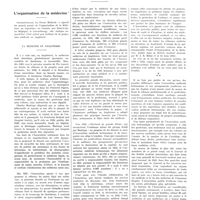 0933 - Page 929 - Chroniques, variétés et informations. L'organisation de la médecine