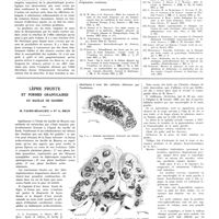 1011 - Page 1003 - Travaux originaux. Les ondes courtes en gynécologie. Par R. Proust, avec la collaboration de MM. R. Moricard et J. Pulsford / Bibliographie / Lèpre fruste et formes granulaires du bacille de Hansen. Par M. Faure-Beaulieu et Mlle C. Brun