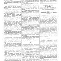 1027 - Page 1019 - Travaux originaux. Contribution à l'étude quantitative des sécrétions hormonales après élimination d'une môle hydatiforme. Nouvelle méthode permettant le diagnostic précoce du chorio-épithéliome malin après évacuation d'une mole. Par MM. A. Brindeau, H. Hinglais et M. Hinglais / La mort subite au cours de la pleurésie séro-fibrineuse. Le rôle des micro-infarctus bulbaires. Par MM. J. Troisier, M. Bariéty et H. Brocard