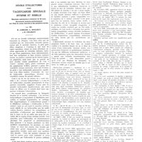 1049 - Page 1041 - Travaux originaux. Double stellectomie pour tachycardie sinusale intense et rebelle. Résultats opératoires à échéance de 18 mois. Documents anatomo-pathologiques sur l'état du corps thyroïde et des ganglions étoilés, par MM. R. Leriche, L. Bouchut et R. Froment